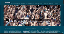 Desktop Screenshot of demokratian.org